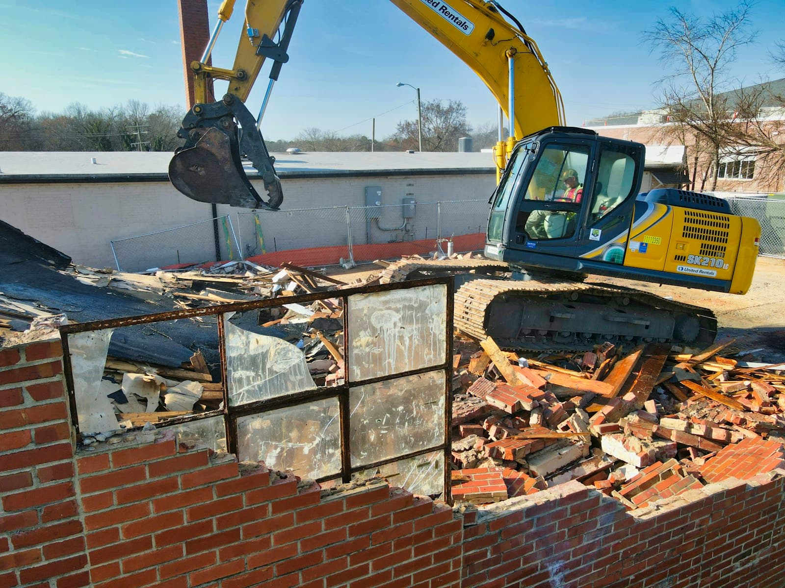 Example of concrete removal & demolition work
