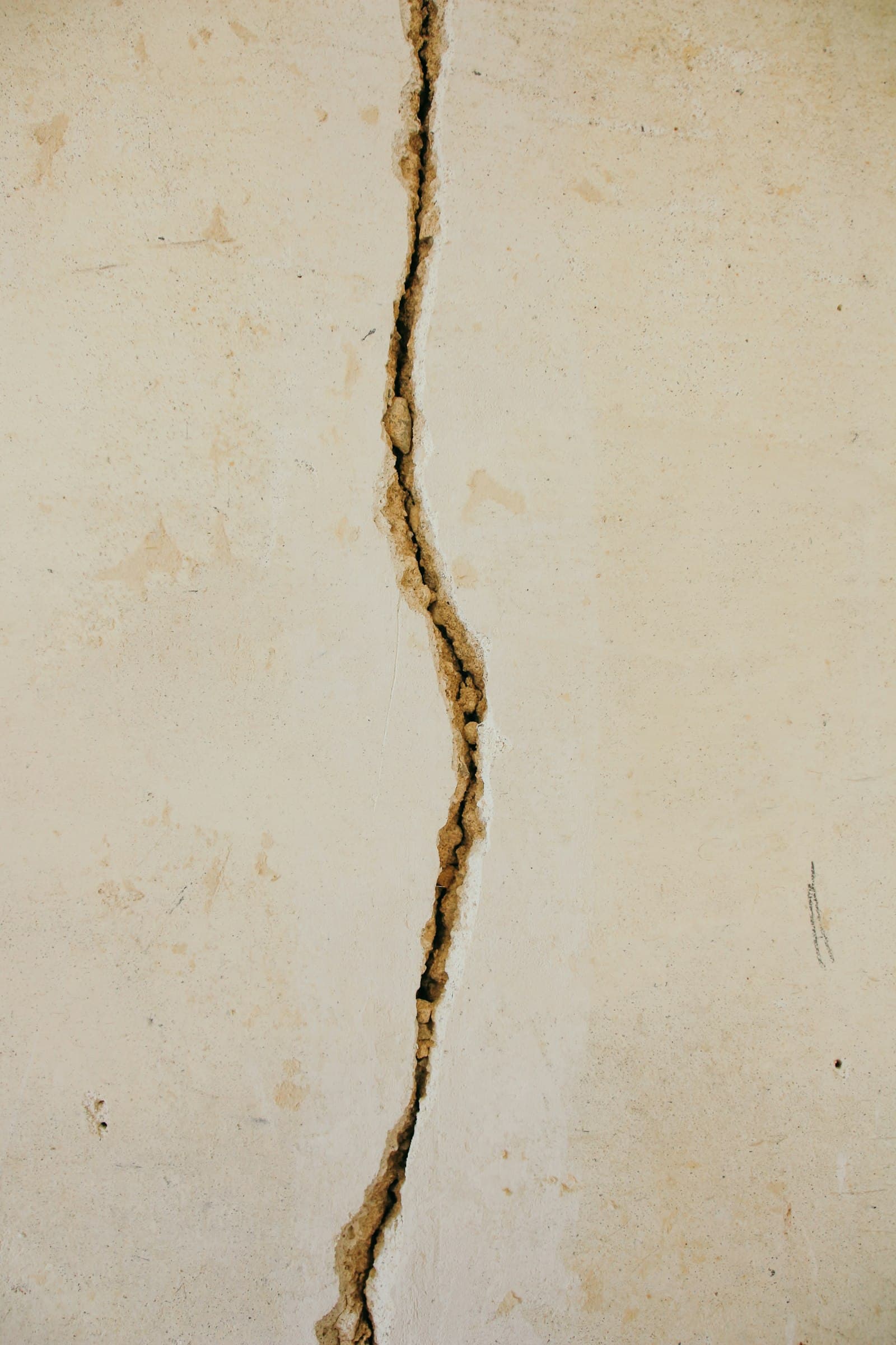 Example of concrete repair work