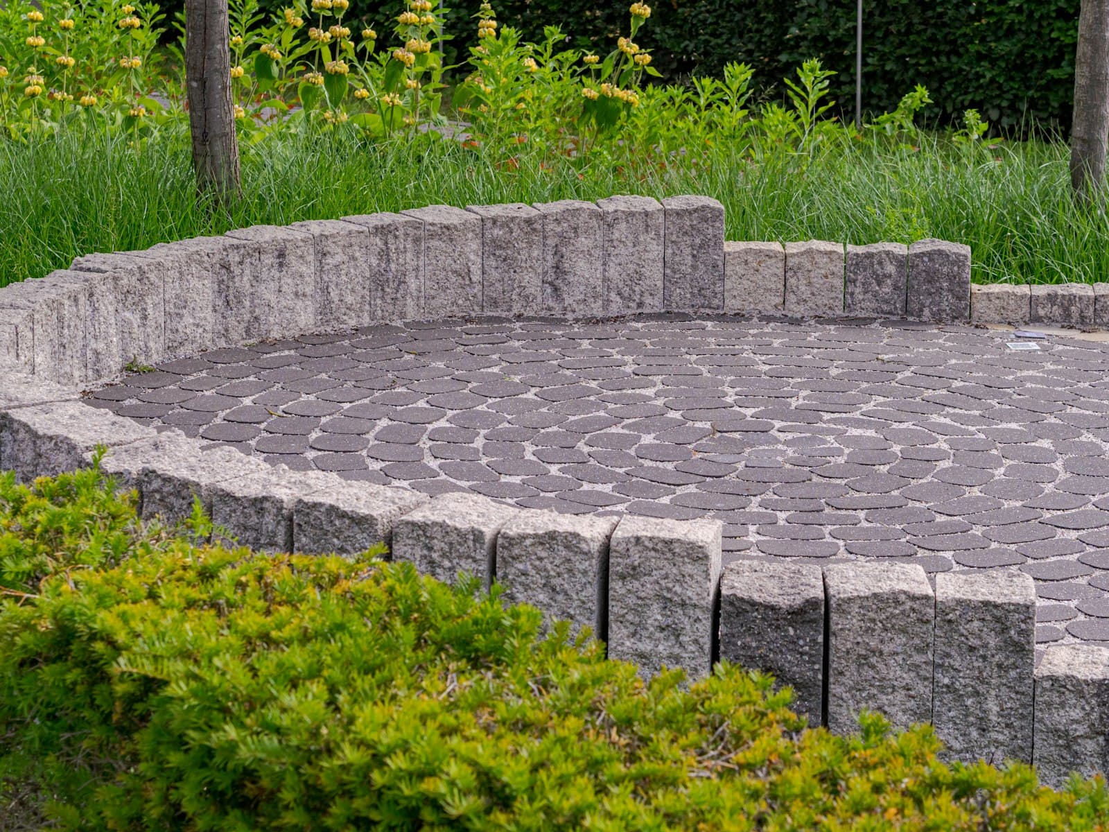 Example of decorative concrete work